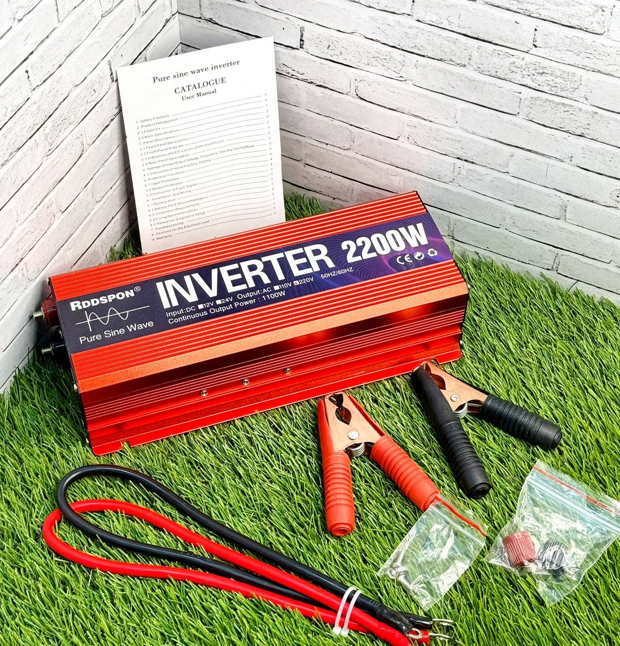 Инвертер Red 12v-220v (2200W)