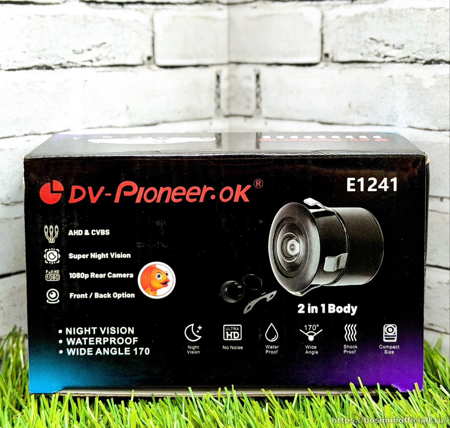 Врезная камера заднего вида E1241